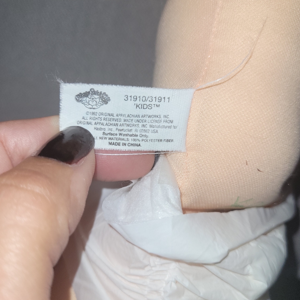 CABBAGE PATCH KIDS Blonde Baby Doll with Diaper - Picture 8 of 12